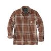 Afbeeldingen van CARHARTT Overhemd flannel sherpa geruit 105430 burnt sienna 2XL