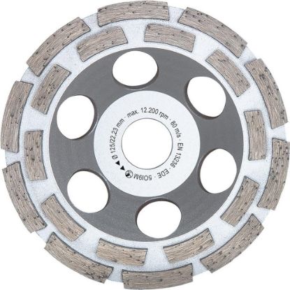 Afbeeldingen van FORUM Diamant komslijpsteen dubbel bezet 125MM
