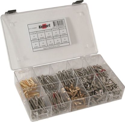 Afbeeldingen van KELFORT Assortimentdoos nr.25 patentbouten M4X38 + hulzen M4X22,5