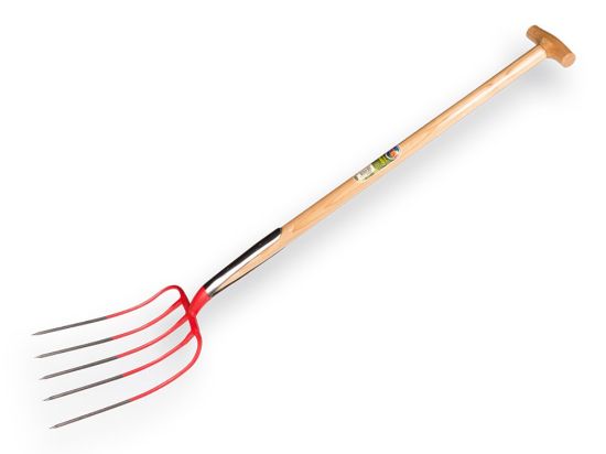 Afbeeldingen van OFFNER Mestvork 5-tands met dubbele veren met T-steel 90CM