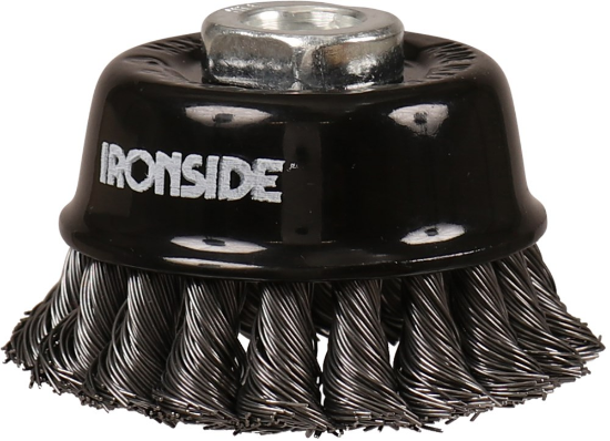 Afbeeldingen van IRONSIDE Staaldraadborstel getordeerd M14 65MM