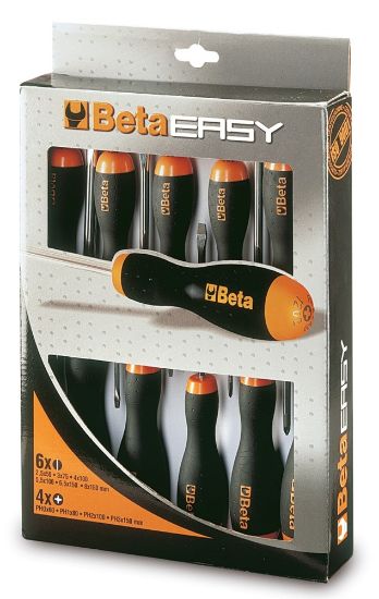 Afbeeldingen van BETA Schroevendraaierset sleuf & PH 10x 1263/D10
