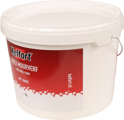 Afbeeldingen van KELFORT Latex muurverf wit 10L