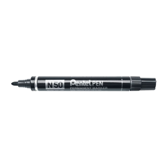 Afbeeldingen van PENTEL Merkstift N50 zwart