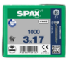 Afbeeldingen van SPAX Universele schroef verzonkenkop WIROX voldraad PZ1 3X17MM