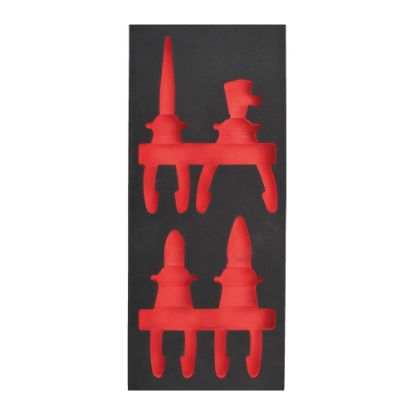 Afbeeldingen van MILWAUKEE Foam inlay leeg t.b.v. 4-delige VDE tangenset 1