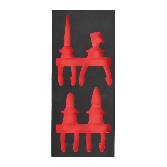 Afbeeldingen van MILWAUKEE Foam inlay leeg t.b.v. 4-delige VDE tangenset 1