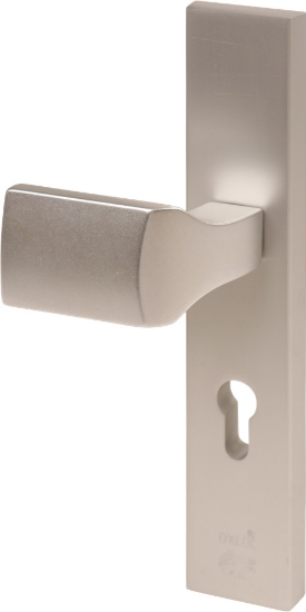 Afbeeldingen van OXLOC Veiligheidslangschild knop + krukgat recht PC72 55MM