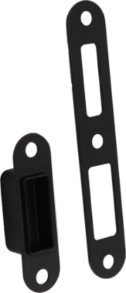 Afbeeldingen van OXLOC Sluitplaat RVS zwart t.b.v. dag/nacht magneetslot CT2