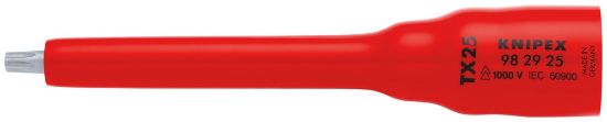 Afbeeldingen van KNIPEX Inzetsteeksleutelstuk ⅜" 982925 DIN60900 TX25