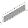 Afbeeldingen van GEBR. BODEGRAVEN Metalen randkist SV 90° 410X2000MM 1,5MM