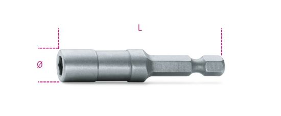 Afbeeldingen van BETA Bithouder ¼" 57MM t.b.v. 5,5MM bits 882