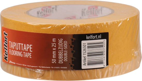 Afbeeldingen van KELFORT Tapijttape dubbelzijdig 50MM 25M