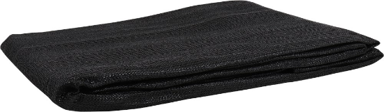 Afbeeldingen van KELFORT Hekwerkkleed zwart 150g/M² PE 176X341CM