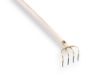Afbeeldingen van Mesthaak 4-tands essen steel 250X38CM 21CM