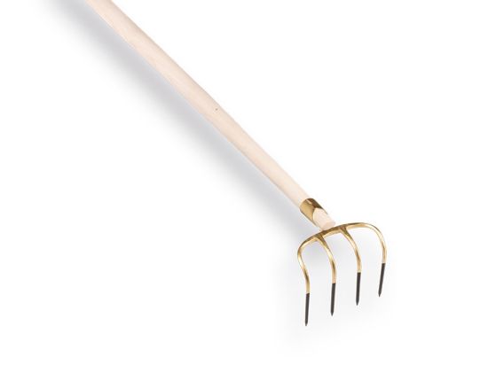 Afbeeldingen van Mesthaak 4-tands essen steel 250X38CM 21CM