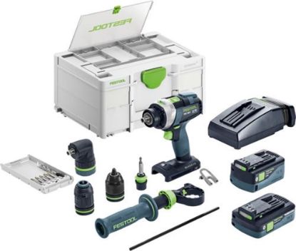 Afbeeldingen van FESTOOL Accu klopboormachine TPC 18/4 5,0/4,0I-Set/XL 18V 4,0/5,0Ah inclusief accessoires 