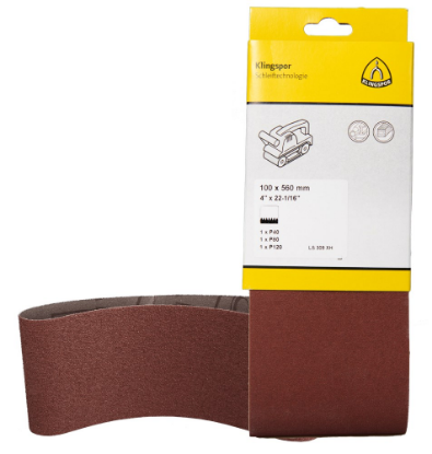 Afbeeldingen van Schuurbandenset LS309XH 75X457MM F5 3x in DIY verpakking