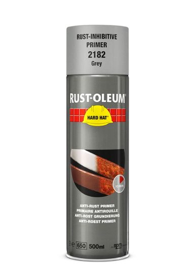 Afbeeldingen van RUST-OLEUM HARD HAT® Roestwerende grondlaag grijs 500ML