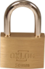 Afbeeldingen van OXLOC Cilinderhangslot EV messing laag 50MM KA5005