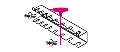 Afbeeldingen van BETA Wandhouder S96T/8 t.b.v. 8 T-inbussleutels