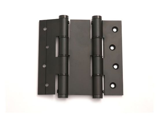 Afbeeldingen van Deurveerscharnier dubbel ALU zwart 120/40MM