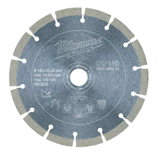 Afbeeldingen van MILWAUKEE Diamantzaagblad beton/baksteen DU 1805X22,23MM