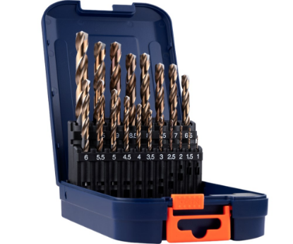 Afbeeldingen van ROTEC Metaalborenset 107 DIN338 UNI-3 19-delig 1-10MM ABS