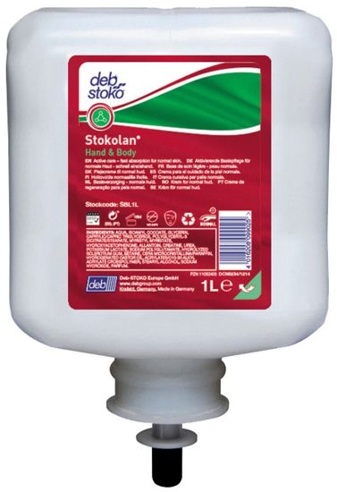 Afbeeldingen van DEB STOKO Huidverzorgingscrème Stokolan Hand & Body 1L