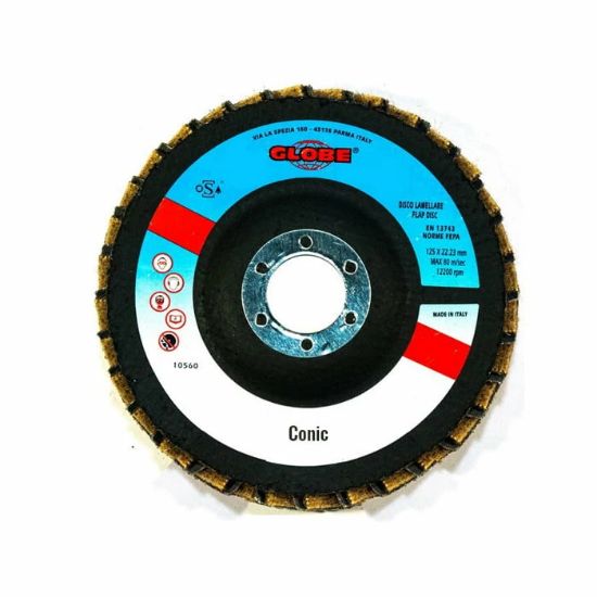 Afbeeldingen van GLOBE Lamellenschijf G2825 RVS Z80 125X22,2MM