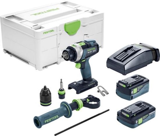 Afbeeldingen van FESTOOL Accu klopboormachine TPC 18/4 5,0/4,0 I-Plus 18V 4,0/5,0Ah 