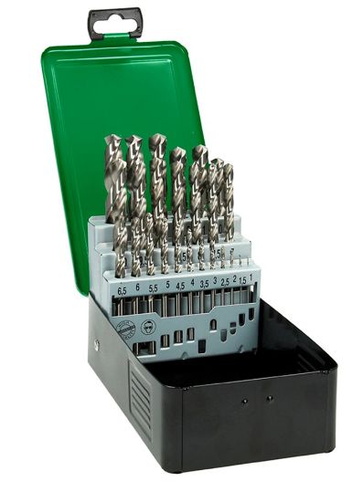 Afbeeldingen van Metaalborenset HSS-G HSP 25x