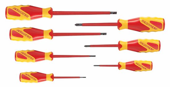 Afbeeldingen van GEDORE Schroevendraaierset VDE IS2,5-6,5 PH0-2 7x