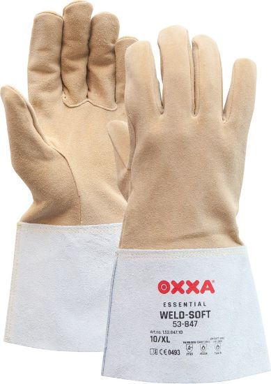Afbeeldingen van OXXA Lashandschoen hertenleder Weld-Soft 53-847 10