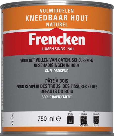Afbeeldingen van Kneedbaar hout naturel 750ML