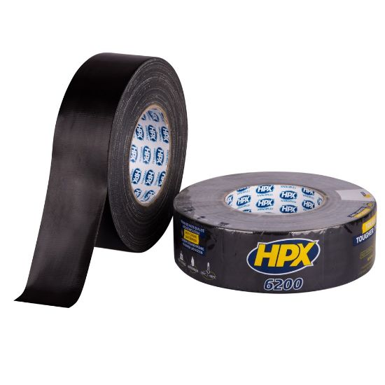 Afbeeldingen van HPX Pantsertape zwart 48MM 50M
