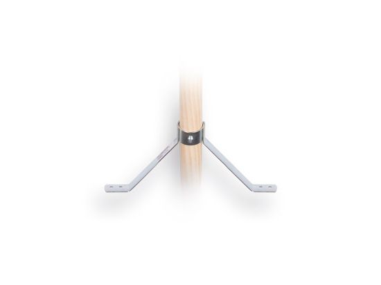 Afbeeldingen van SOLIDE Stokhouder t.b.v. dunne steel met 24MM