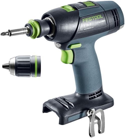 Afbeeldingen van FESTOOL Accu schroefboormachine T 18+3-Basic 18V BODY in Systainer