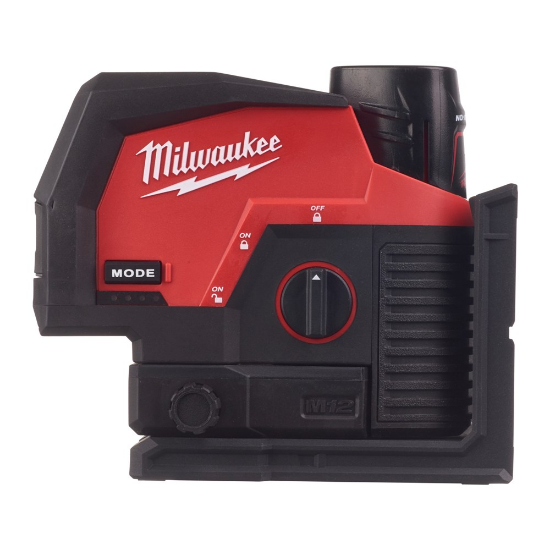 Afbeeldingen van MILWAUKEE Accu groene kruislijnlaser/loodlaser M12CLLP-301C