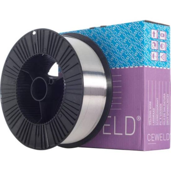 Afbeeldingen van CEWELD MIG/MAG lasdraad aluminiumlegering AlMg 4,5 Mn 1,2MM D-300