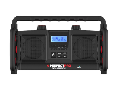 Afbeeldingen van PERFECTPRO Bouwradio WORKSTATION DAB+/FM/Bluetooth USB IP65
