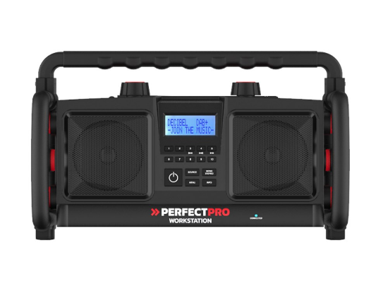 Afbeeldingen van PERFECTPRO Bouwradio WORKSTATION DAB+/FM/Bluetooth USB IP65