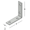 Afbeeldingen van GEBR. BODEGRAVEN Stoelhoek EV 55X55MM 15X2MM