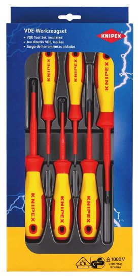 Afbeeldingen van KNIPEX Schroevendraaier set VDE 002012V03 6x