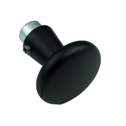 Afbeeldingen van OXLOC Knopkruk 160/50 gatdeel M6 zwart 9005