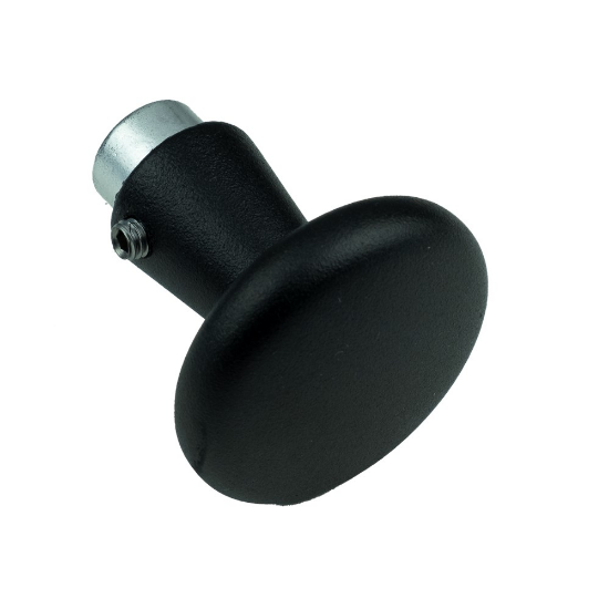 Afbeeldingen van OXLOC Knopkruk 160/50 gatdeel M6 zwart 9005