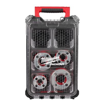 Afbeeldingen van MILWAUKEE Draadsnijkoppenset ½"-1.¼" BSPT legering t.b.v. M18FPT114 4x