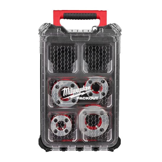 Afbeeldingen van MILWAUKEE Draadsnijkoppenset ½"-1.¼" BSPT legering t.b.v. M18FPT114 4x
