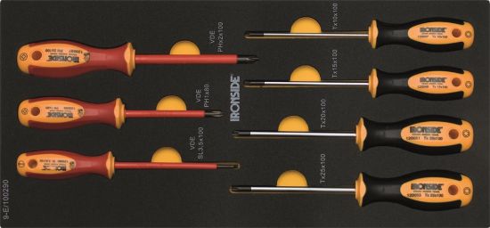 Afbeeldingen van IRONSIDE Gereedschapsmodule nr.9-E schroevendraaier TORX+VDE