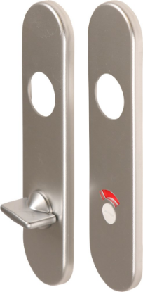 Afbeeldingen van OXLOC Kortschild vrij/bezet Parijs aluminium 8X72MM